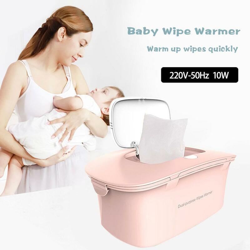 Lingettes chauffantes portables pour bébés, boîte chauffante domestique, contrôle de la température, tissu humide
