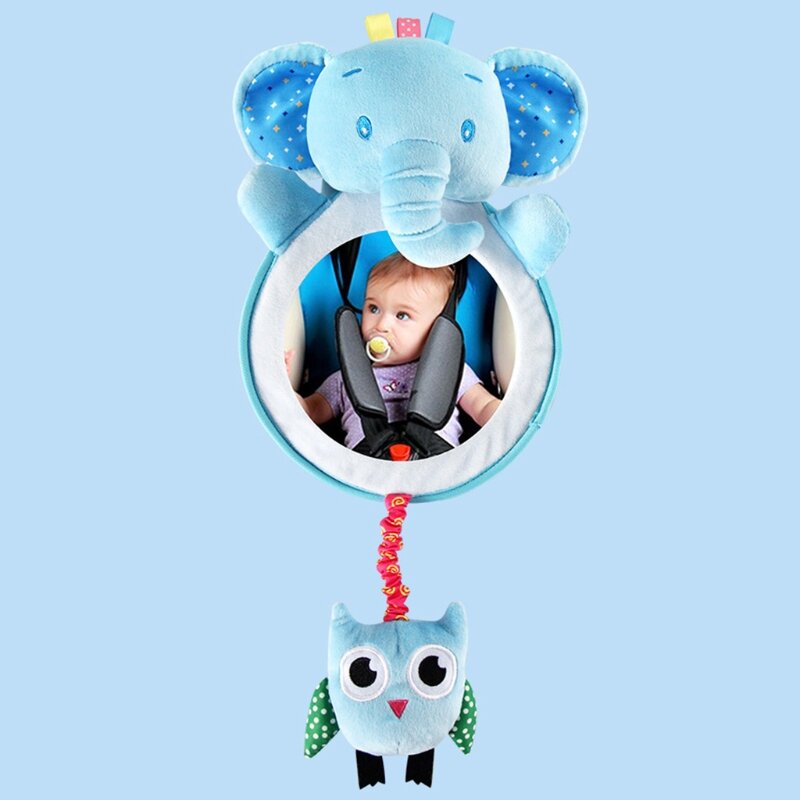 Kursi Belakang Tampilan Mobil Dapat Disesuaikan Cermin Kursi Keselamatan Sandaran Kepala Kaca Spion Bayi Menghadap Ke Belakang Keselamatan Mobil Bayi H3CD