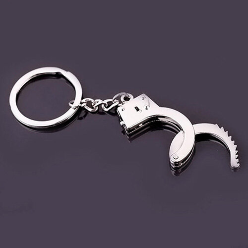 2018 뜨거운 판매 1pc 새로운 도착 선물 열쇠 고리 열쇠 고리 Keyfob 열쇠 고리 수갑 소형 크기