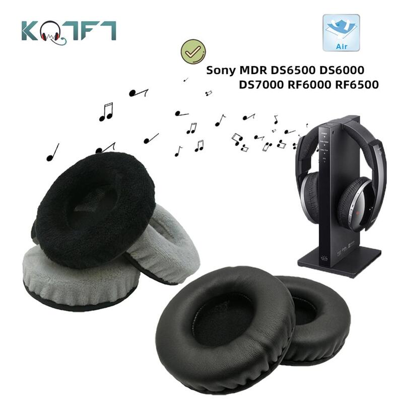 KQTFT substituição Ear Pads para Sony MDR DS6500 DS6000 DS7000 RF6000 RF6500 Headset Earpads Headphone Earmuff Cups Almofada