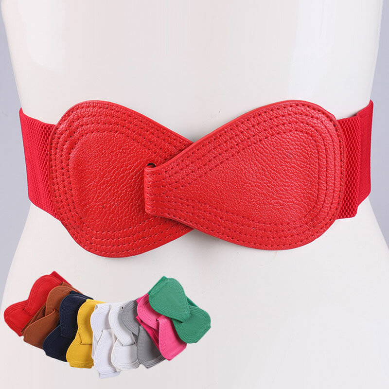 Cintura elástica Cintos Vestidos  Wide Elastic Belts Vestidos-Cintura  larga elástica das mulheres-aliexpress