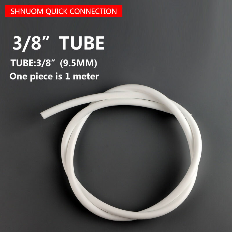Biały 3/8 "rura PE jakości spożywczej elastyczny wąż 3/8 Cal rury dla urządzenie oczyszczające wodę poprzez odwróconą osmozę filtr akwarium średnica 9.5MM TS marka