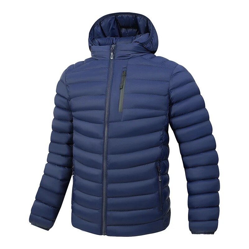 2021 casaco de inverno masculino casacos grosso quente moda casual com capuz destacável parkas masculino ao ar livre à prova de vento jaqueta parka