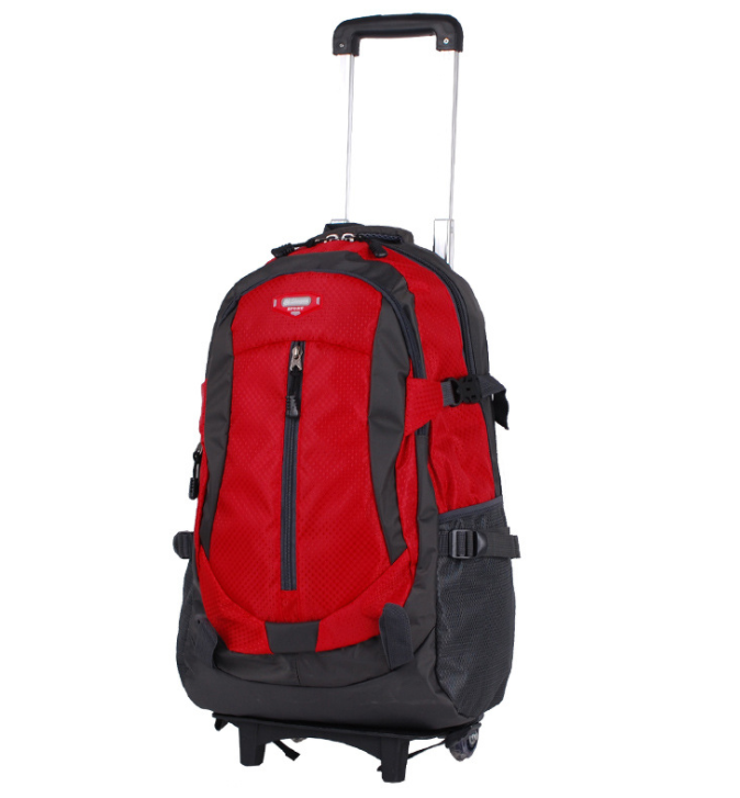 Mochila rodante de nailon para estudiantes, mochila escolar con ruedas para adolescentes, bolsas de viaje para niños