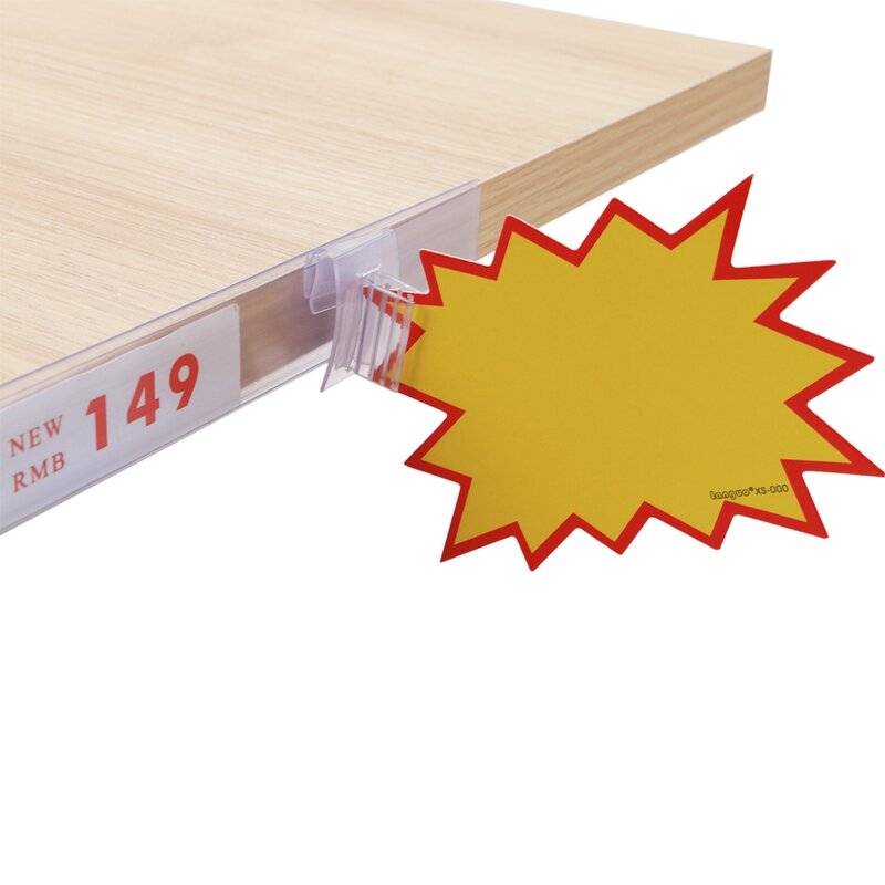 Pvc Gegevens Strip Soft Grip Teken Clip Pop Label Houder Supermarkt Plank Naam Tag Display Kaart Klem Op Prijs Talker | Loripos