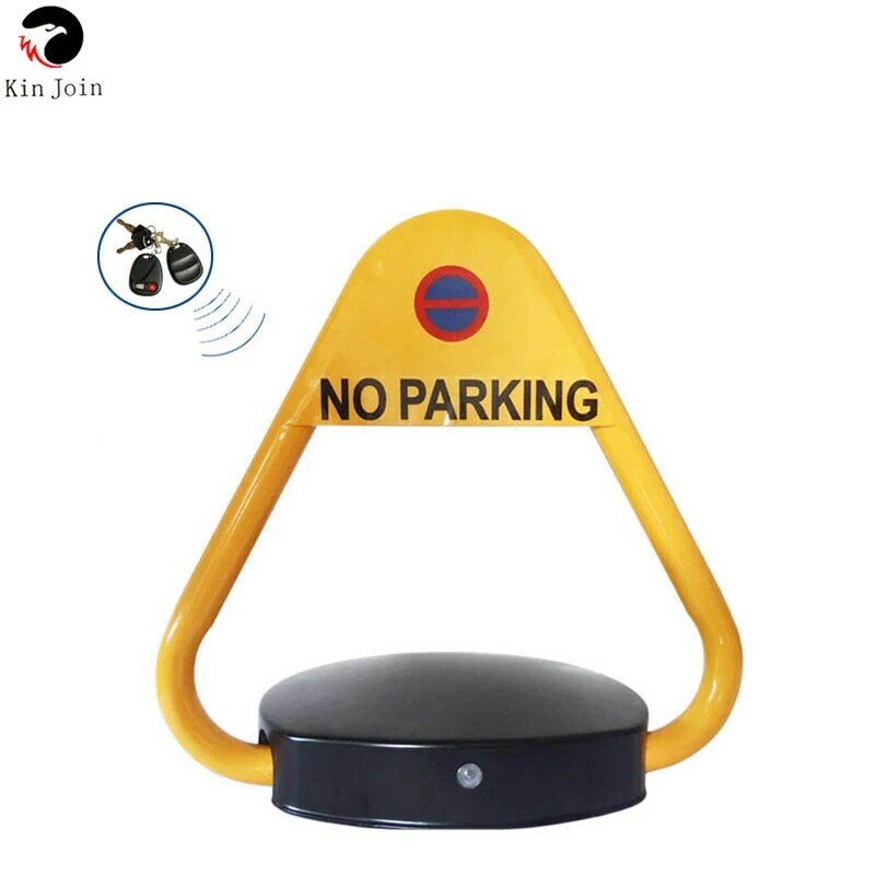 KINJOIN VIP Parking Space Automatic Remote Control Triangle Parking Barrier Lock For Car