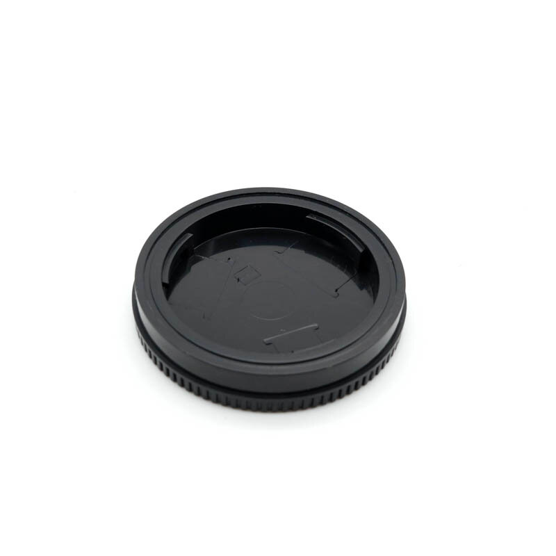 Capuchons d'objectif arrière avec logo "NEX", en plastique noir, pour objectif SONY E / FE