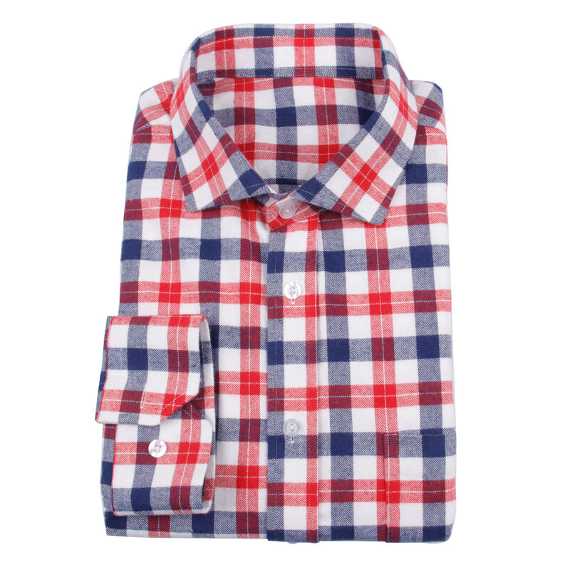 Camisa feita sob encomenda da flanela das camisas feitas sob encomenda da flanela das verificações quentes 2021 camisa feita sob encomenda masculina pesada costurada camisa azul vermelho branco quadriculado da flanela