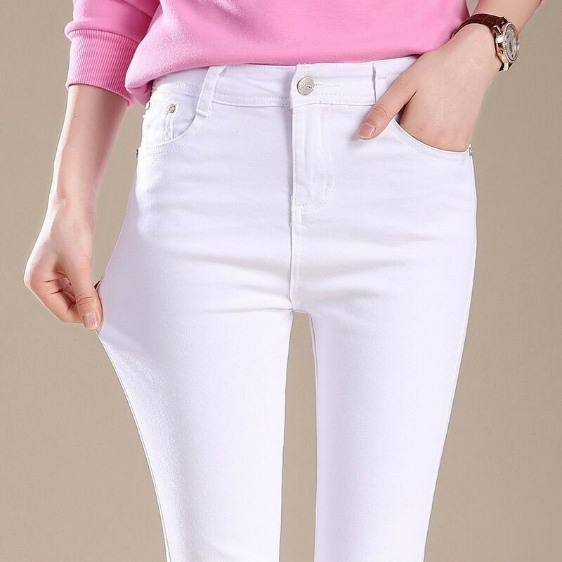 ผู้หญิงลำลองออฟฟิศทำงานกางเกง2019 Hot Selli แฟชั่น Street สวมกางเกงผู้หญิงกางเกงขายาวยืด26-32