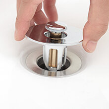 Tapón desodorante de acero inoxidable tipo bala para lavabo de baño, tapón de drenaje emergente, accesorios de cocina, 26-48mm