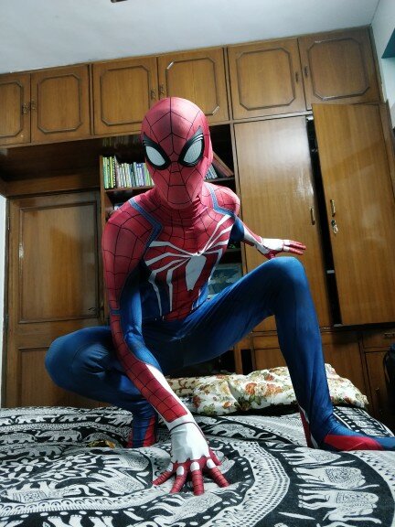 Pająk gra PS4 insomniac Spiderman przebranie na karnawał 3D drukuj elastan Halloween Spiderman Zentai garnitur dla dorosłych/dzieci