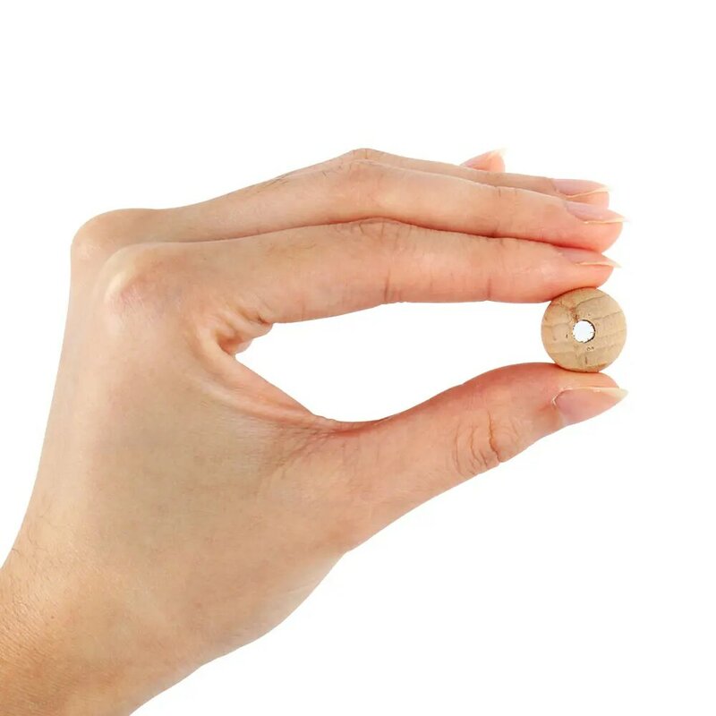 Houten Ronde Hexagon Losse Kralen 10/12/14/16Mm Milieuvriendelijke Voor Armband Ketting Accessoire Sieraden Maken beukenhout Baby Bead