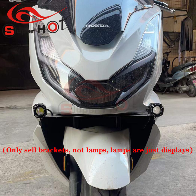Motorcycle Accessories Spotlight Bracket Holder Sport Light Fog Light Mount for Honda PCX150 PCX 150 2018 2019 2020 2021