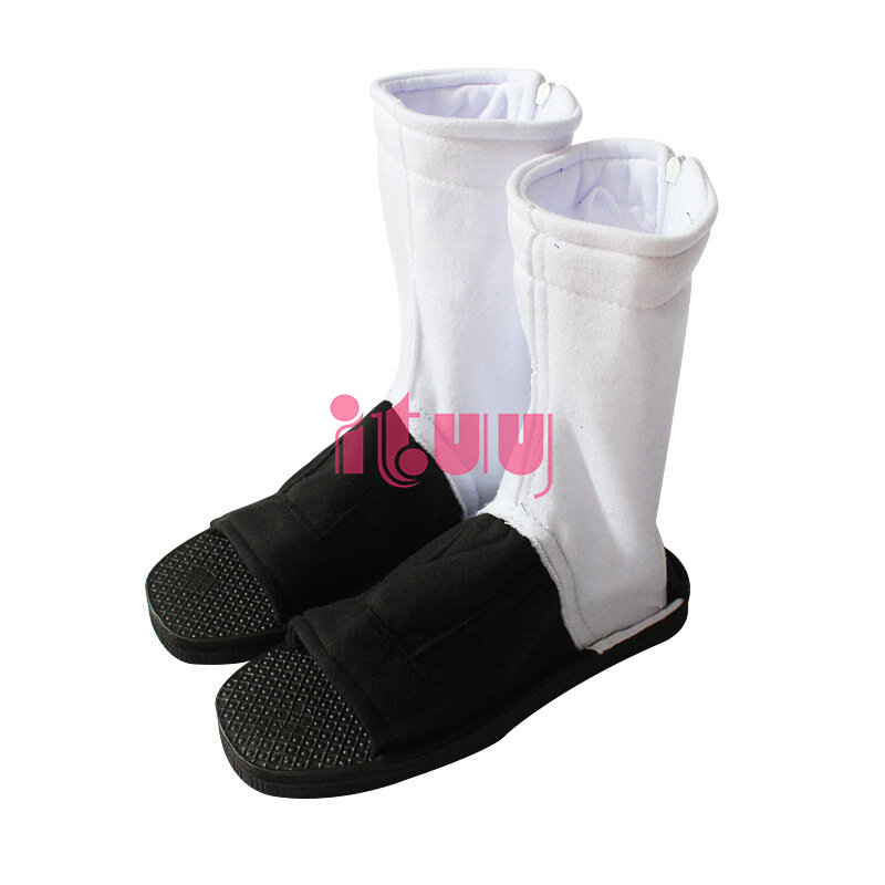 Japan Anime Cosplay Shoes Men Women Black Blue White Cotton Soft Sandals Boots Halloween Christmas Party Shoes
