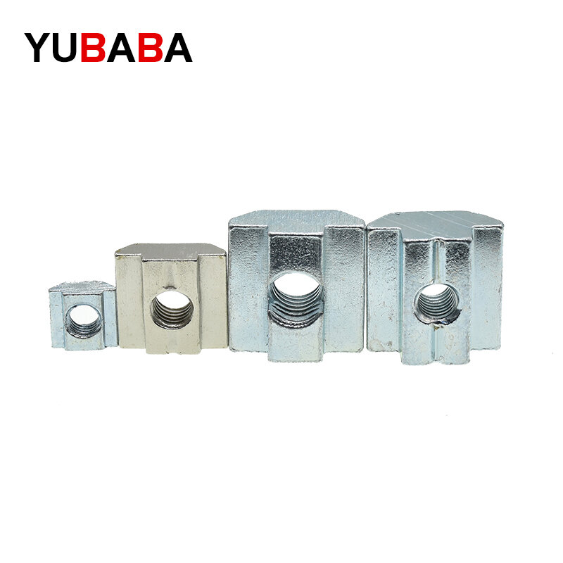 Т-образная гайка для крепления алюминиевого профиля, M3 M4, M5, M6, M8, M10, 2020, 3030, 4040, 4545