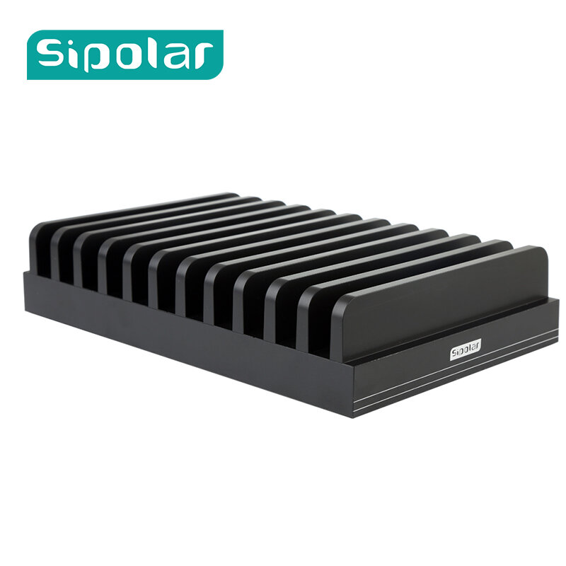 Sipolar-Station de charge multifonction, support d'épissure S6, boîte de rangement pour iPhone 5 6S 7 Plus iPad tablettes discrétionnaires