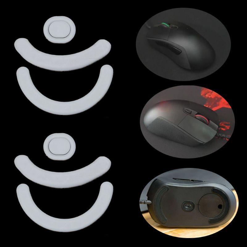 2เซ็ต/แพ็คTiger Mouseเมาส์สเก็ตสำหรับLogitech G403 G603 G703 Gaming Mouseเมาส์สีขาวGlides Curve Edge