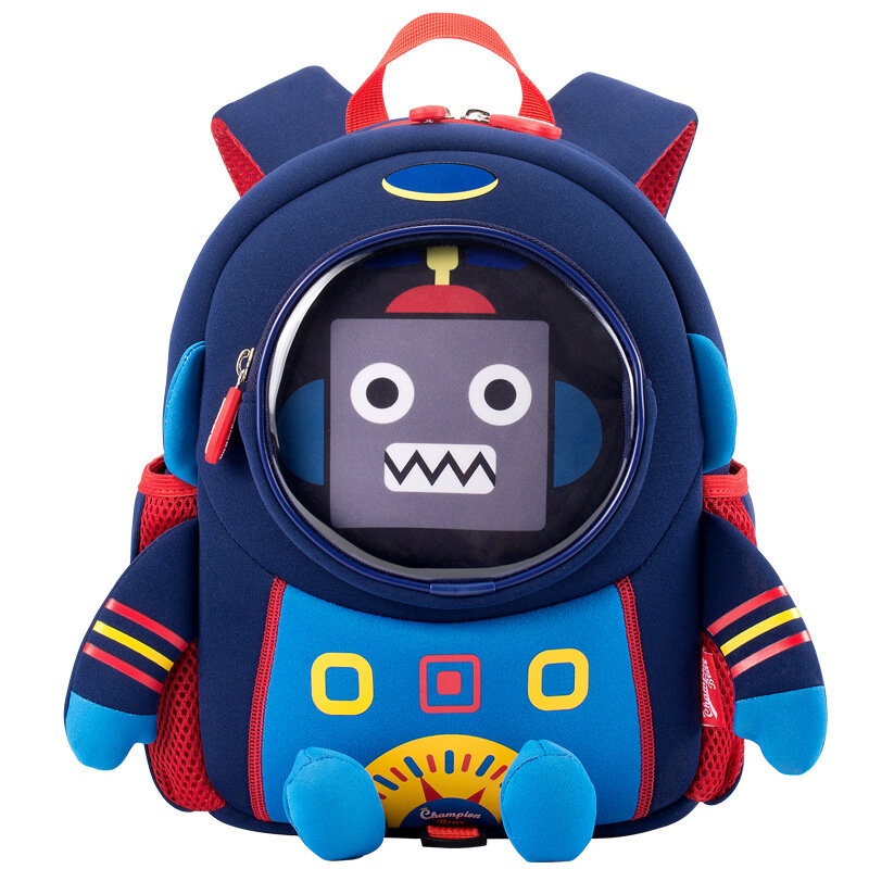 Robô mochilas escolares para meninos, mochilas infantis, mochila infantil, design de moda, 3D, novo, 2022