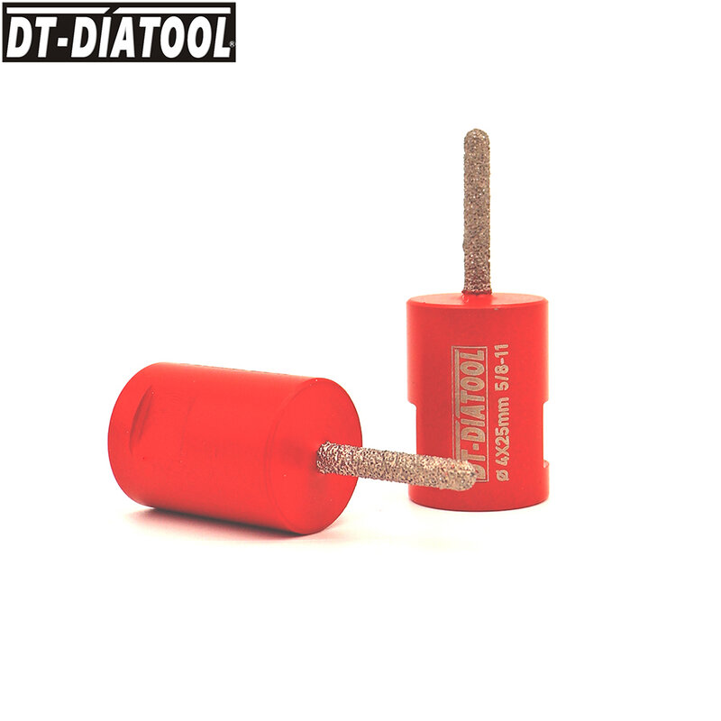 2pcs 4mm / 8mm Diamond Mortar Raking Bits Coarse For Mortar Raking Brick Removal Vacuum Brazed Removal finger Bits