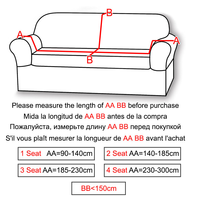 High Quality Velvet Sofa Cover Living Room Sofa Covers Home Furniture Protector Case Adjustable Sofa Slipcover For 1/2/3/4 Seat