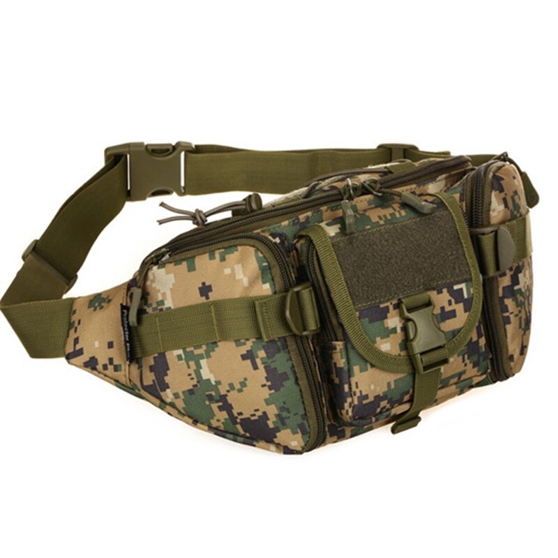 Wodoodporny Nylon mężczyźni piterek taktyczne wojskowe armii talii torba turystyka odkryty Camping ramię Bum Belt Bum Sport torba na klatkę piersiową