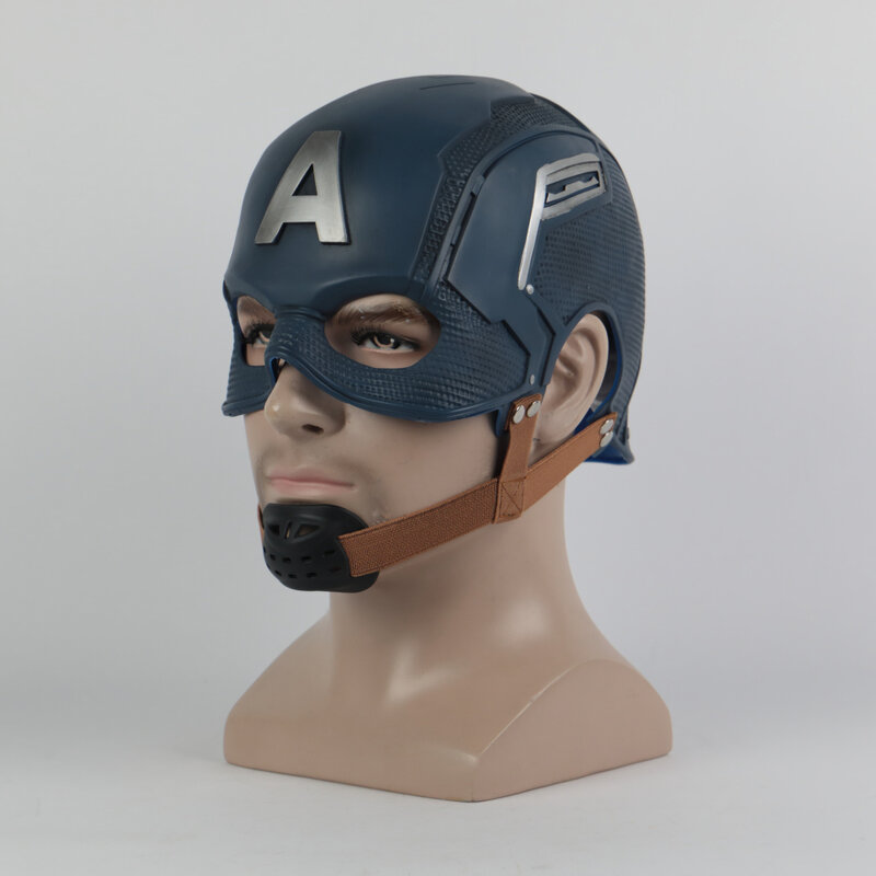 Cosplay Captain Masker Amerika Burgeroorlog Masker Halloween Helm Latex Masker Cosplay Kostuum