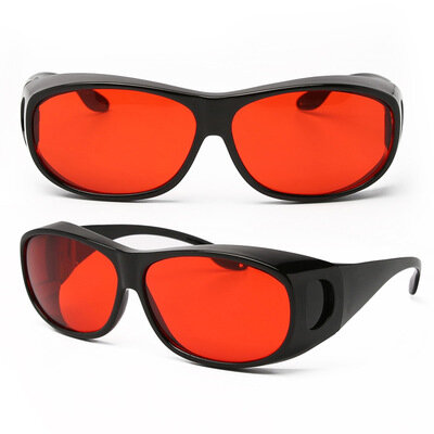 Óculos protetores a laser para miopia, óculos de proteção à laser padrão bp 532nm anti verde personalizados pelos fabricantes
