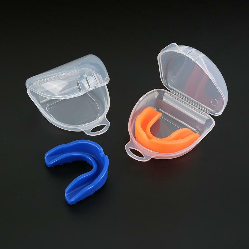 Nouveau 1 pièces sport protège-dents protège-dents bouchon de protection pour MMA boxe basket-ball dents garde gomme bouclier dents protéger