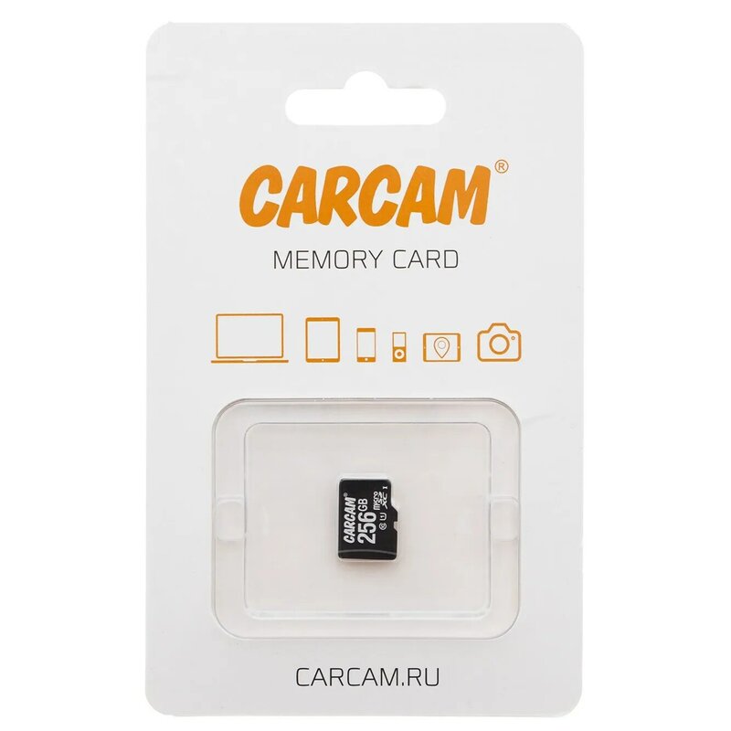 Cartão de memória carcam microsdxc 256 gb classe 10