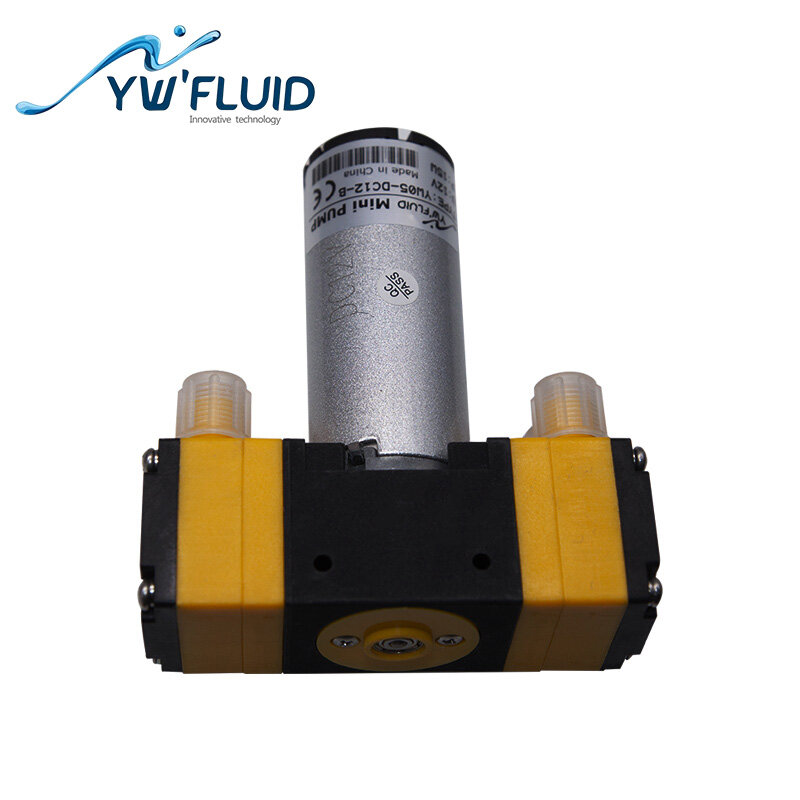 YWfluid – moteur à longue durée de vie 24/12V, cc, mini pompe à air/liquide à diaphragme, utilisé pour les machines de catalyse, YW05B-DC