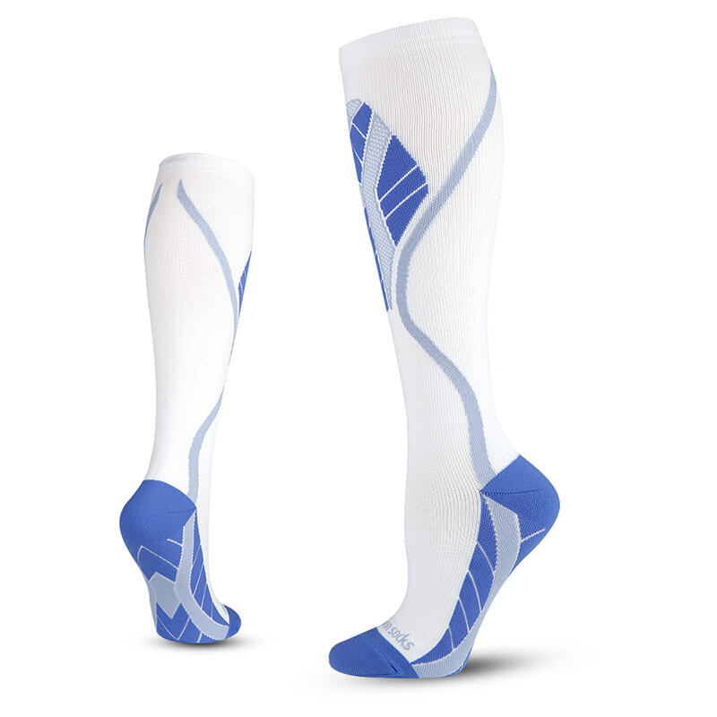 Носки компрессионные длинные до щиколотки, профессиональные спортивные Компрессионные носки для велоспорта, походов, марафона, бега