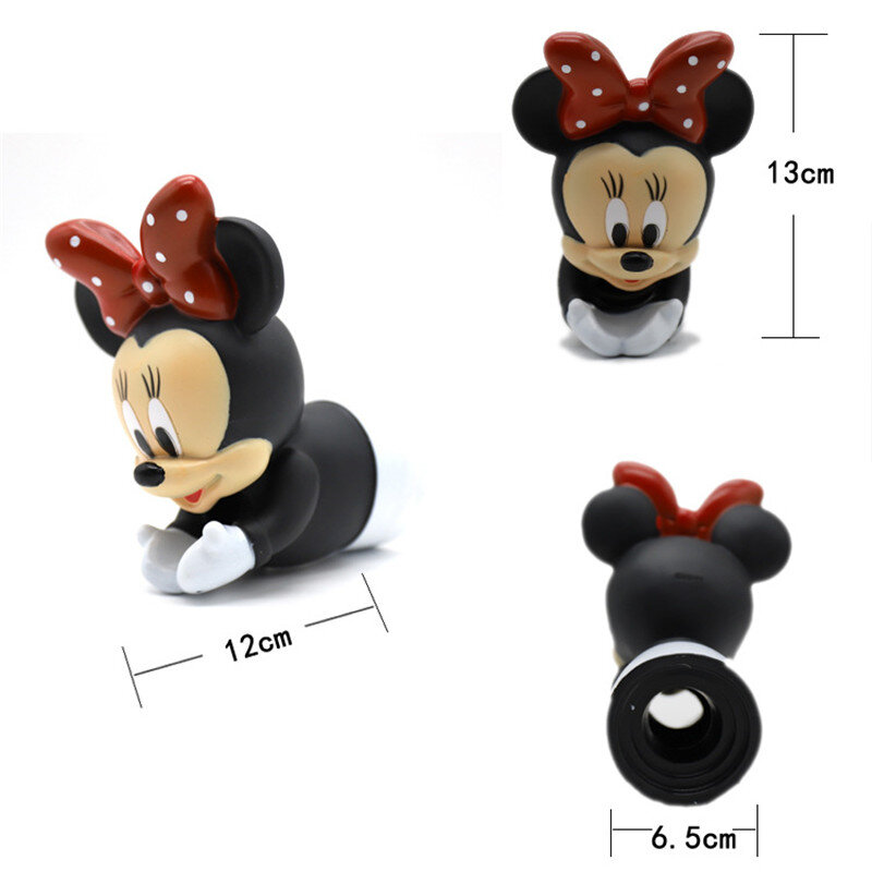 Disney-extensor de grifo de Minnie para niños, herramienta de extensión de grifo de silicona de dibujos animados, ahorro de agua, ayuda a los niños a lavarse las manos