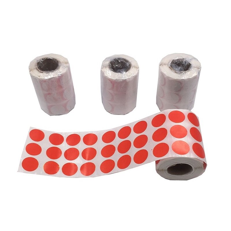 4​/5"(2cm) 900Pcs/Roll Red Splatter Splash Target Stickers Cover-up Patches  for target shooting of all guns, airgun, BBs