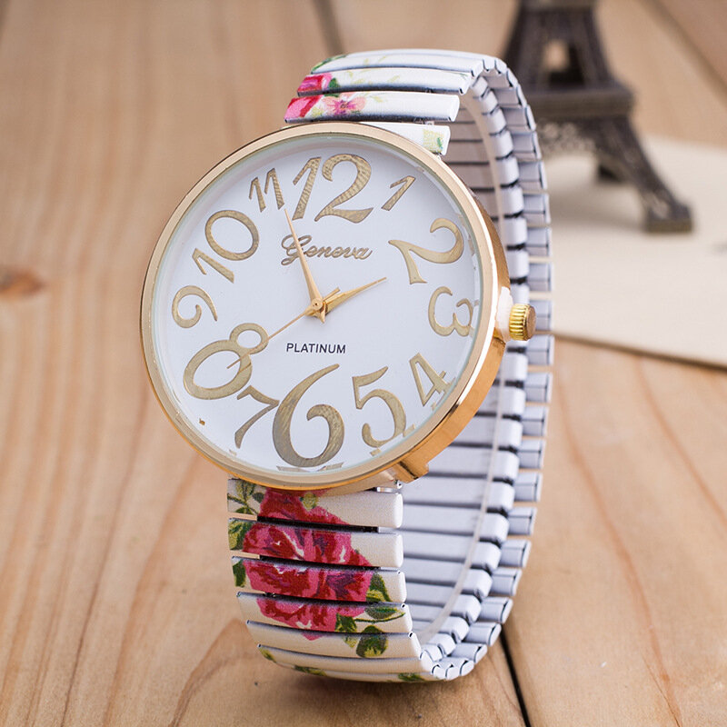 Novo relógio feminino marca de luxo, relógio de pulso grande, primavera, casual, de aço inoxidável, para meninas, presentes