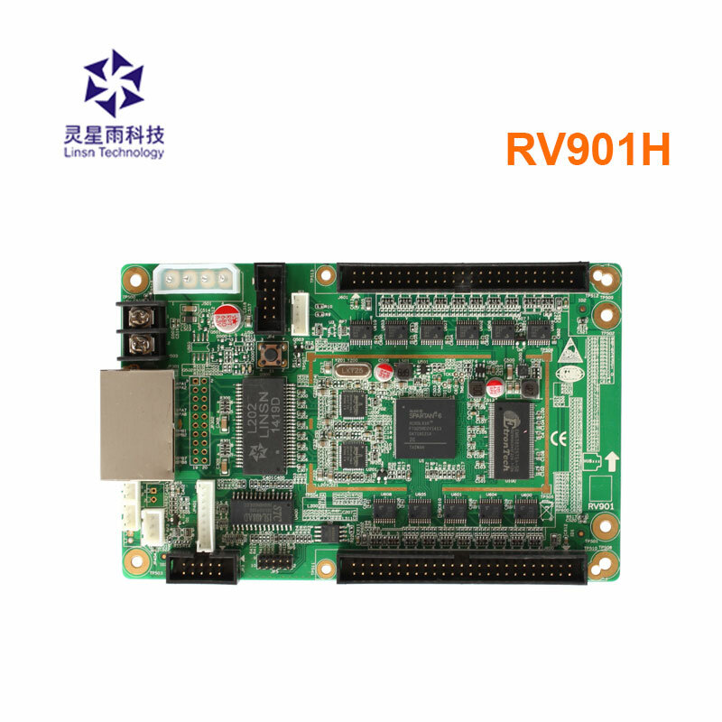 LINSN-Tarjeta receptora RV320, RV998, RV926, RV901H, RV905H, RV907H, RV907M, para Panel de pantalla LED a todo Color
