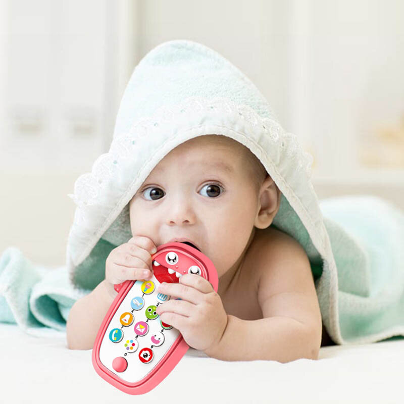 아기 딸랑이 장난감, 신생아 핸드 벨 장난감, 0-36 개월, 유아 교육 상어 동물 음악 유아용 전화 장난감