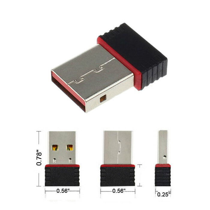 150Mbps MTK7601 USB wifi trực tiếp Bộ điều hợp USB 2.0 cao cấp Mini USB Wifi