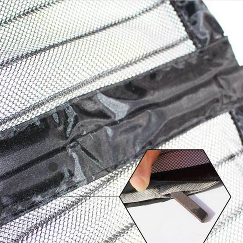 Porta do mosquito magnético cortinas partição verão inseto mosquito partição net cortina de plástico para porta blindagem malha voar net