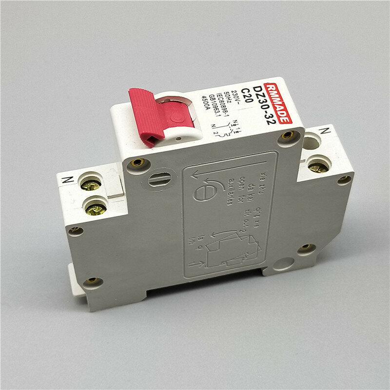 DZ30-32 TPN DPN 1P + N мини-выключатель MCB 10A,16A,20A,25A,32A мини-выключатель, миниатюрный домашний воздушный выключатель