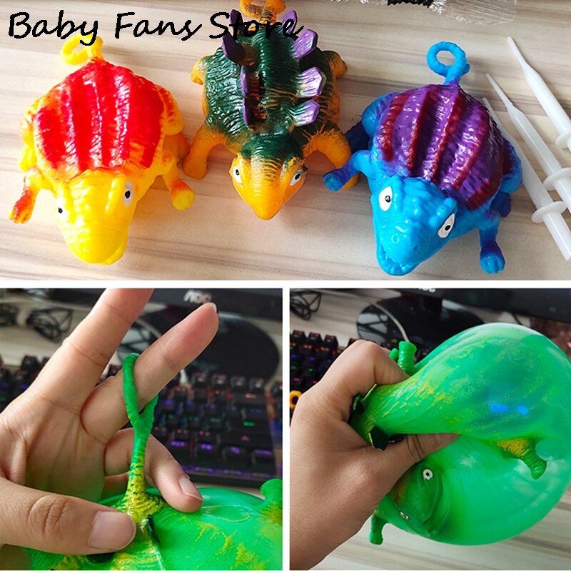 Boule de dinosaure gonflable pour enfants, jouet pour enfants, ballon d'eau à presser, nouveauté, jolies poupées de fête