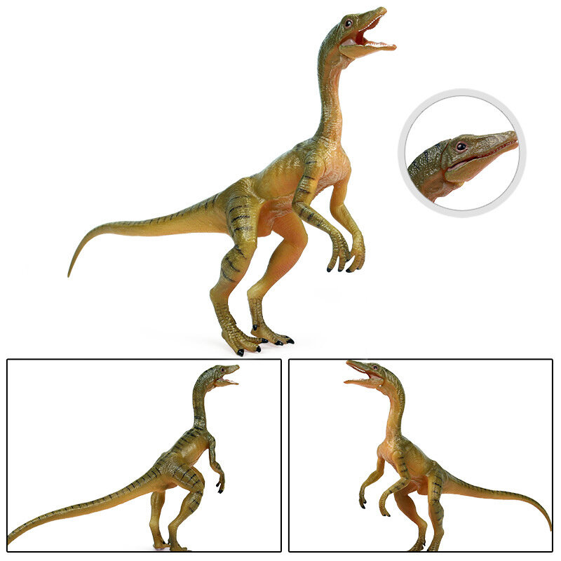 Novo animal estatueta jurássico dinossauro mundo modelo compsognathus carnívoro dinossauro figura de ação pvc coleção crianças brinquedo presentes