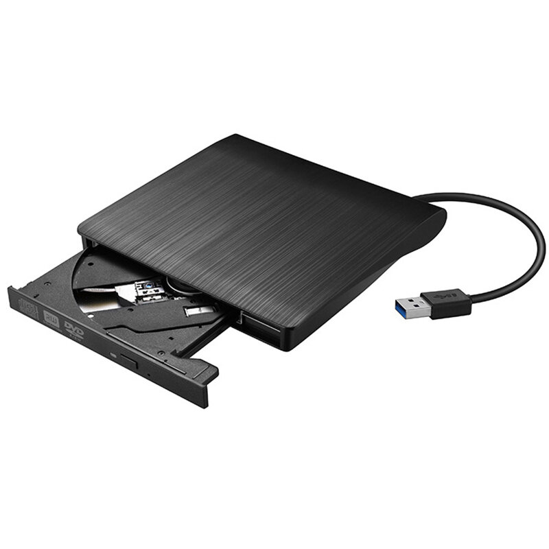 UTHAI-Lecteur optique externe USB 3.0 pour ordinateur portable et de bureau, graveur DVD, mobile universel