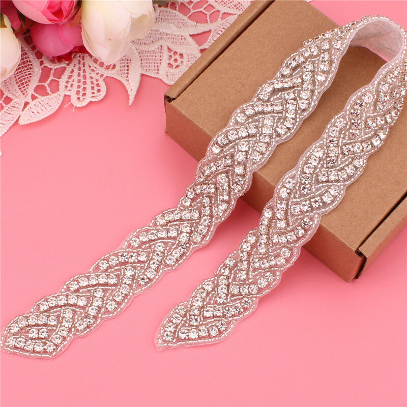 Rhinestones bridal belt diamond wedding dress belt with crystal wedding sash for wedding dress accessories