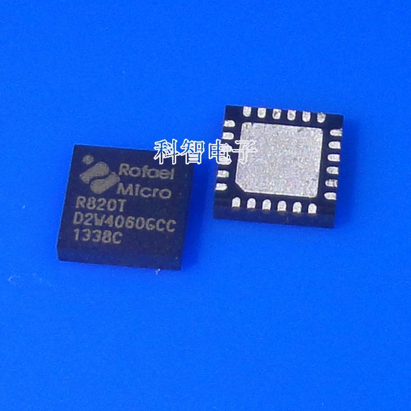 Dobrej jakości 1 sztuk R820t2 RF bezprzewodowa karta sieciowa IC QFN-24 układ SMD