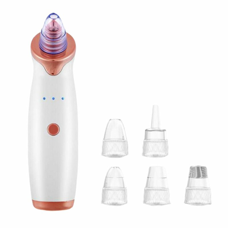 Diamond Dermabrasion Vacuum Suction Blackhead Remover Face Vacuum Pore Cleaner Nose Acne Pimple Remover Beauty Facial Cleansing