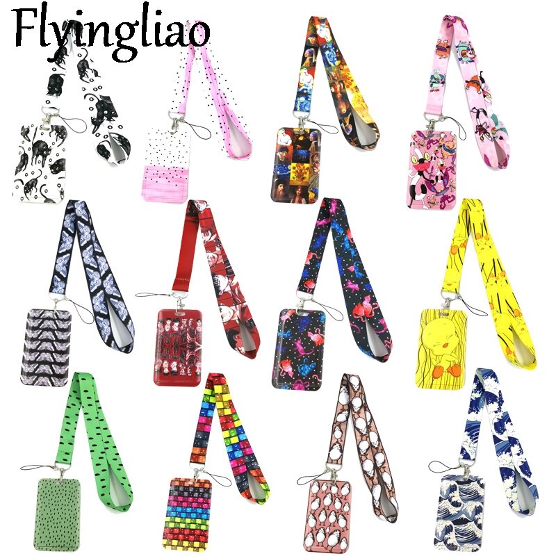 Key lanyards Car KeyChain ID Card Pass Gym Mobile Phone Badge Kids Keys Ring Holder Jewelry Decorations