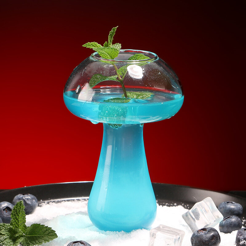 Verre à Cocktail à champignons gastronomie moléculaire | Rectification de Bar, bière spéciale, verres à vin, coupe glacière
