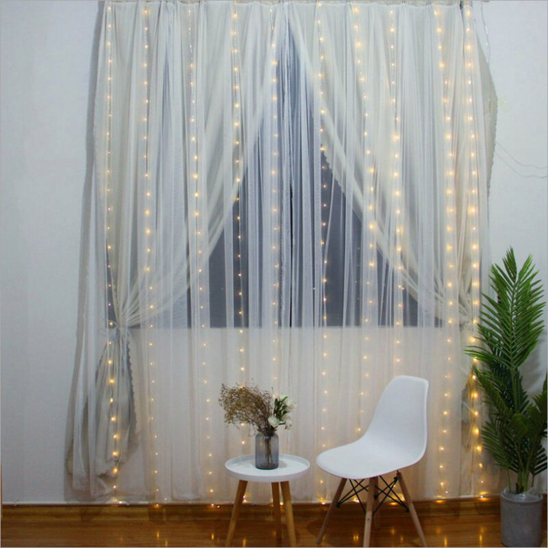 Battery LED String Lights USB Fairy Lights Garland For New Year Wedding Party Christmas Home Curtain Decoration