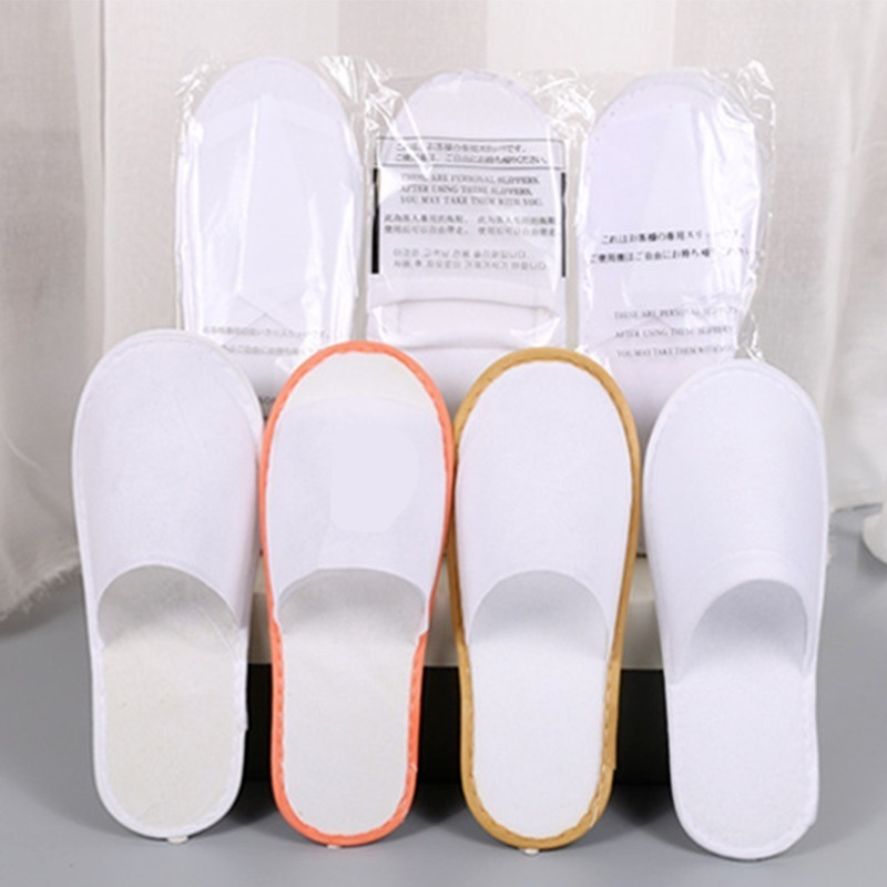 Men Women Hotel Disposable Slides Home Travel Sandals Hospitality Footwear One Size on Sale Breathable Non-Slip Slippers