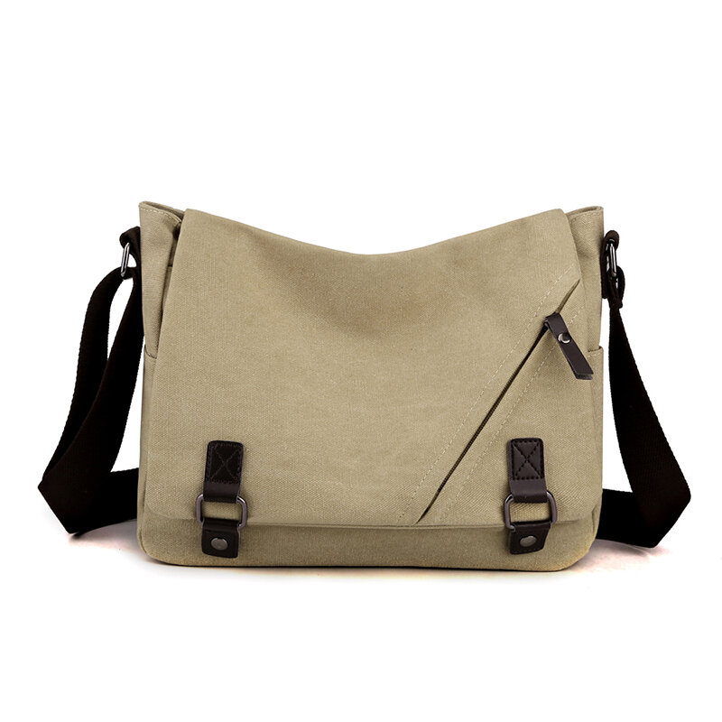 Male Bolsa Storage Bags Zipper Travel Leisure Briefcases Bag Cotton Canvas Handbag Holder Men Travel Shoulder Messenger Bag